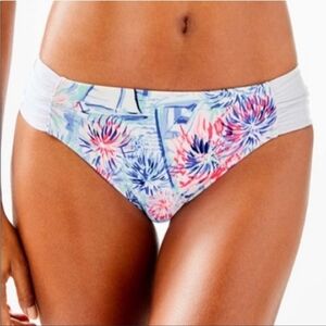 Lilly Pulitzer Harbor Bottom Crew Blue Tint Sea To Shining Sea Size 10